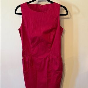 Chic Sleeveless Pink Mini Dress